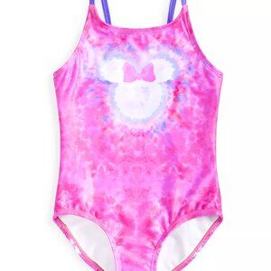 NEW Dreamwave Toddler Girls Minnie Mouse One-Piece Swimsuit 7/8
